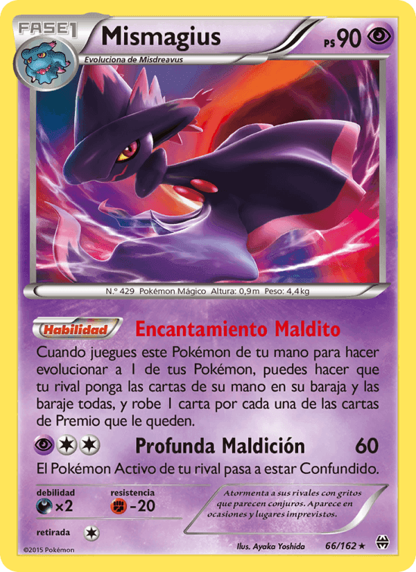 Mismagius, carta 66 di Turbo Impulso