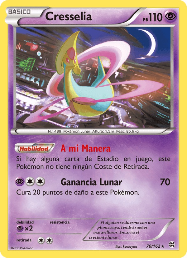 Cresselia, carta 70 de Turbo Impulso