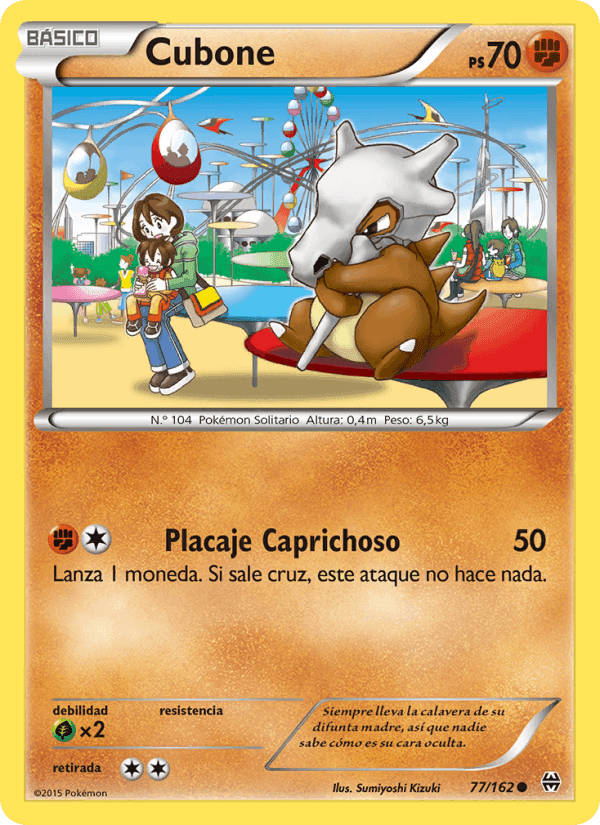 Cubone, card 77 from Turbo Impulso