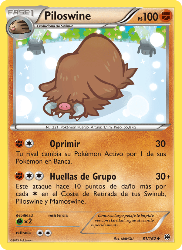 Piloswine, carta 81 de Turbo Impulso