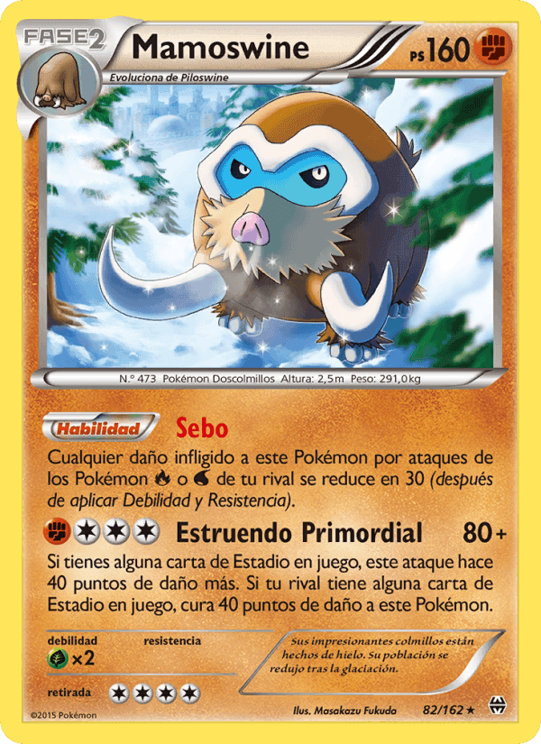 Mamoswine, card 82 from Turbo Impulso