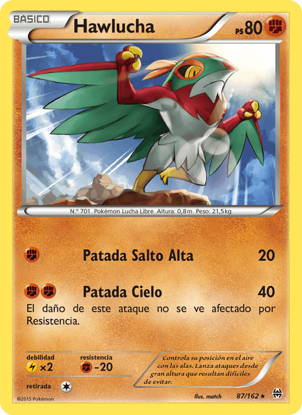 Hawlucha, carta 87 de Turbo Impulso