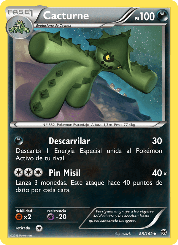 Cacturne, carta 88 de Turbo Impulso