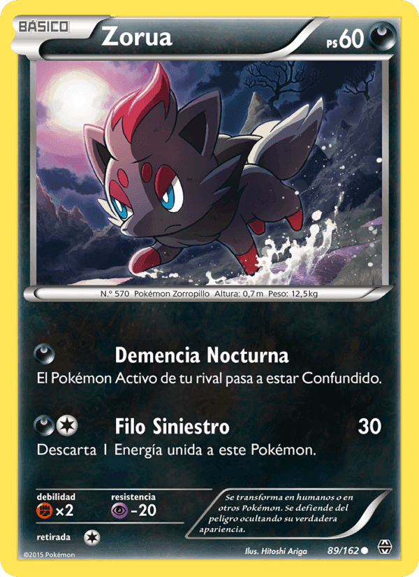 Zorua, carta 89 de Turbo Impulso