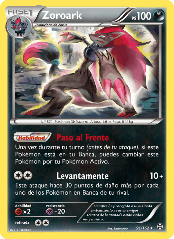 Zoroark, carta 91 de Turbo Impulso