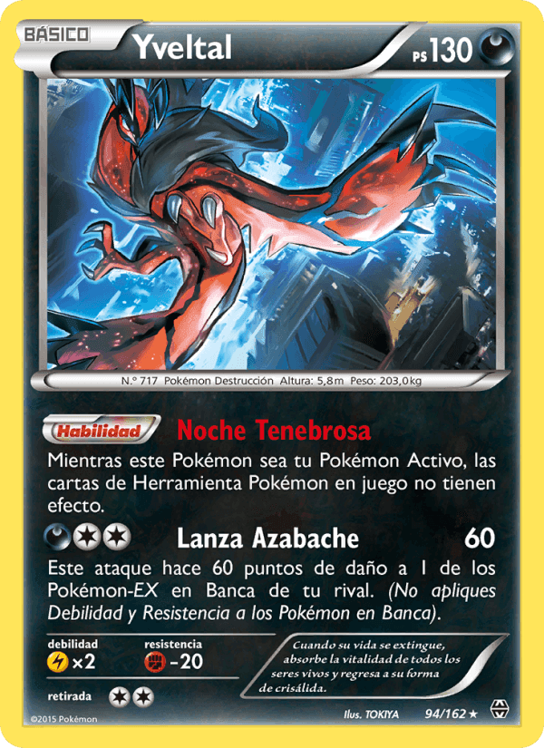 Yveltal, carta 94 de Turbo Impulso