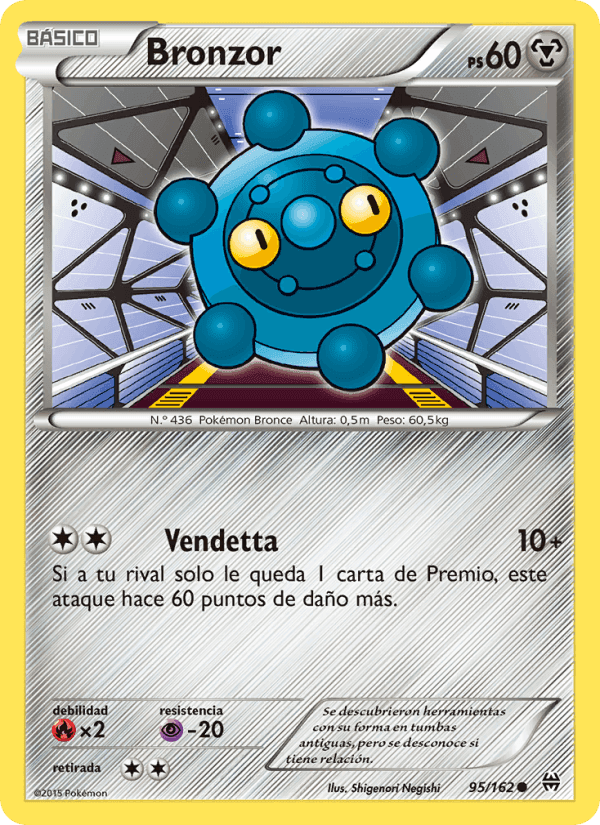 Bronzor, card 95 from Turbo Impulso