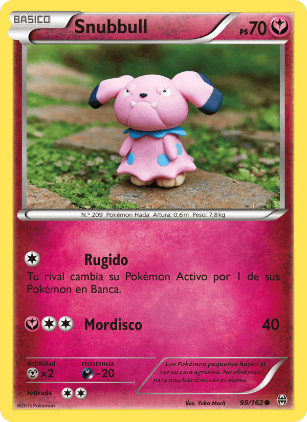 Snubbull, card 98 from Turbo Impulso