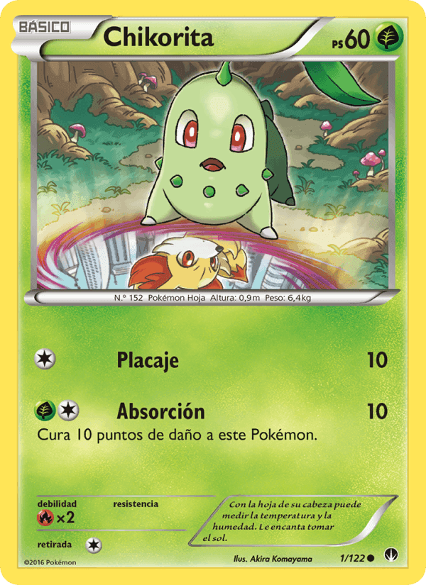 Chikorita, carta 1 de TURBOLímite