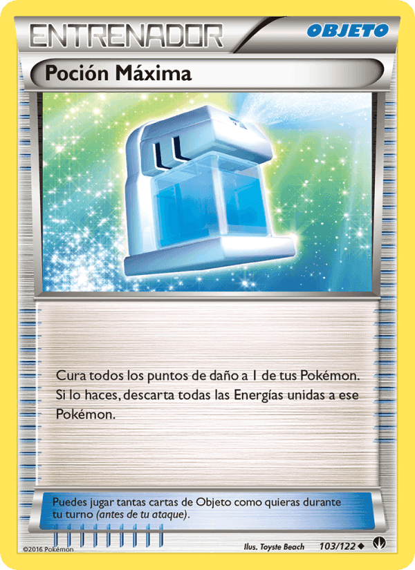 Poción Máxima, carta 103 di TURBOLímite