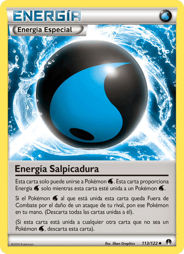 Energía Salpicadura, card 113 from TURBOLímite