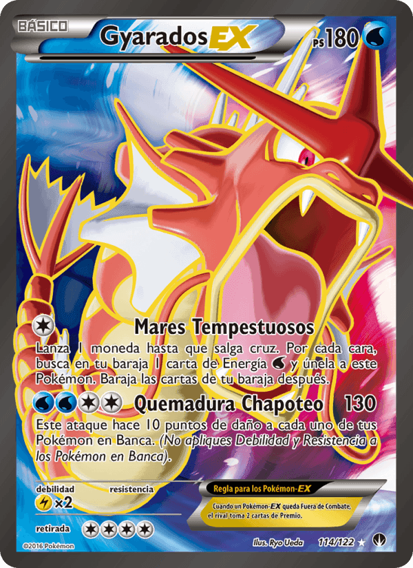 Gyarados EX, carta 114 de TURBOLímite