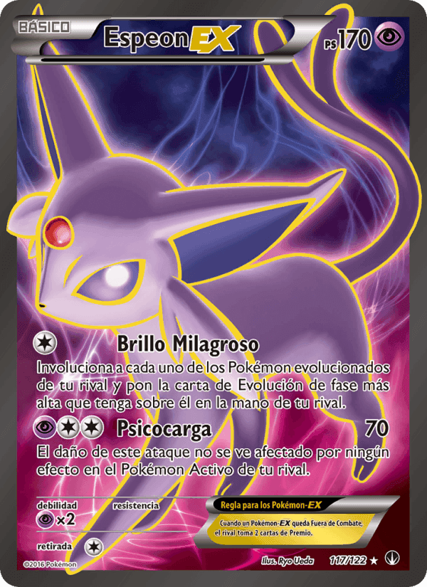 Espeon EX, carta 117 de TURBOLímite