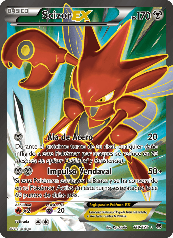 Scizor EX, card 119 from TURBOLímite