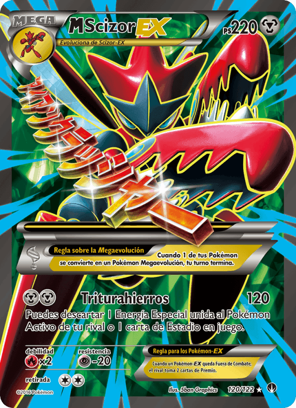 M-Scizor EX, carta 120 de TURBOLímite