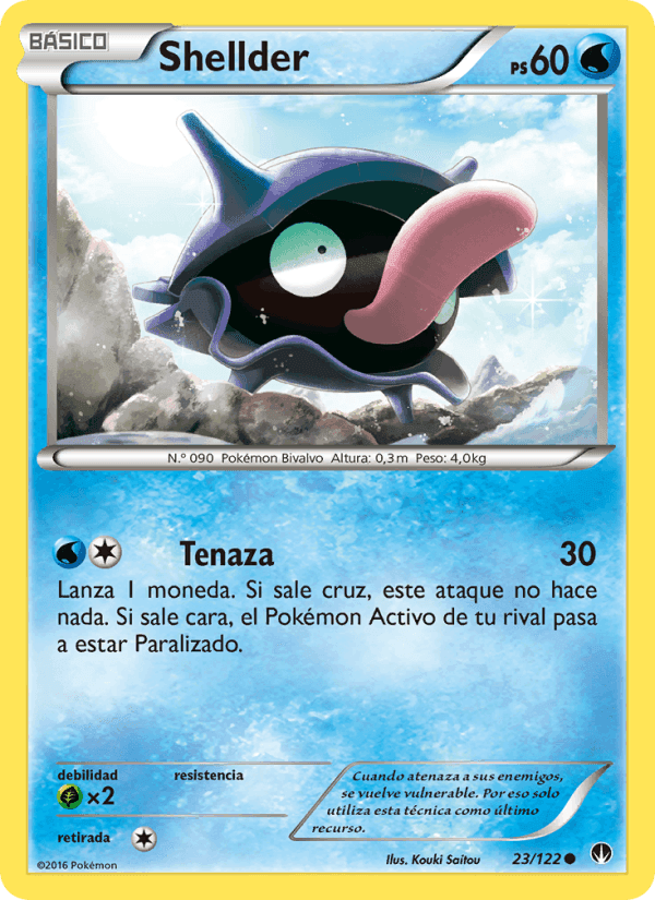 Shellder, carta 23 de TURBOLímite
