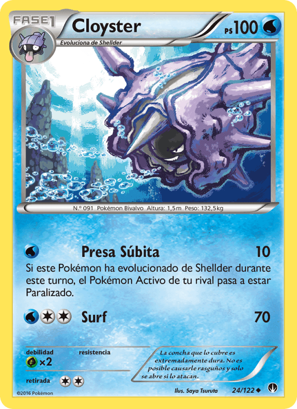 Cloyster, carta 24 de TURBOLímite
