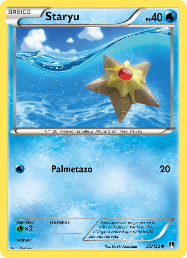 Staryu, carta 25 de TURBOLímite