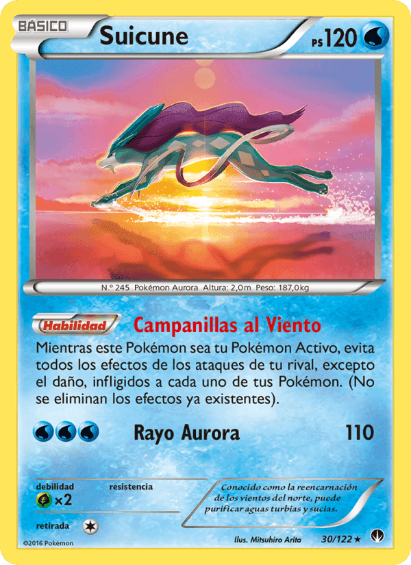 Suicune, carta 30 de TURBOLímite