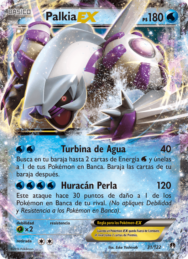 Palkia EX, carta 31 de TURBOLímite