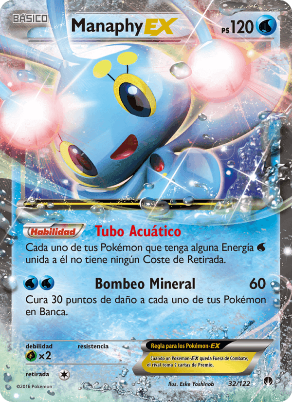 Manaphy EX, carta 32 de TURBOLímite