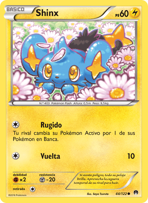 Shinx, carta 44 de TURBOLímite