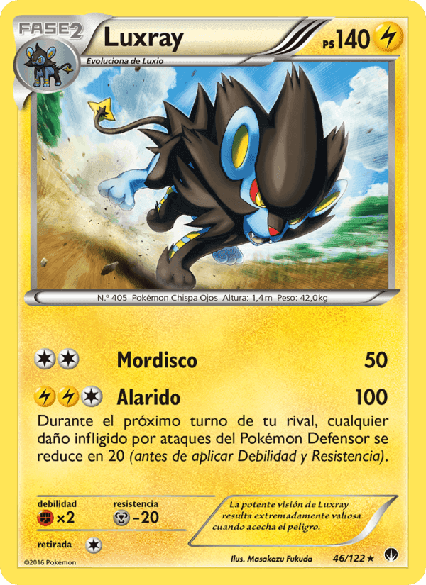 TURBOLímite の 46 番、Luxray