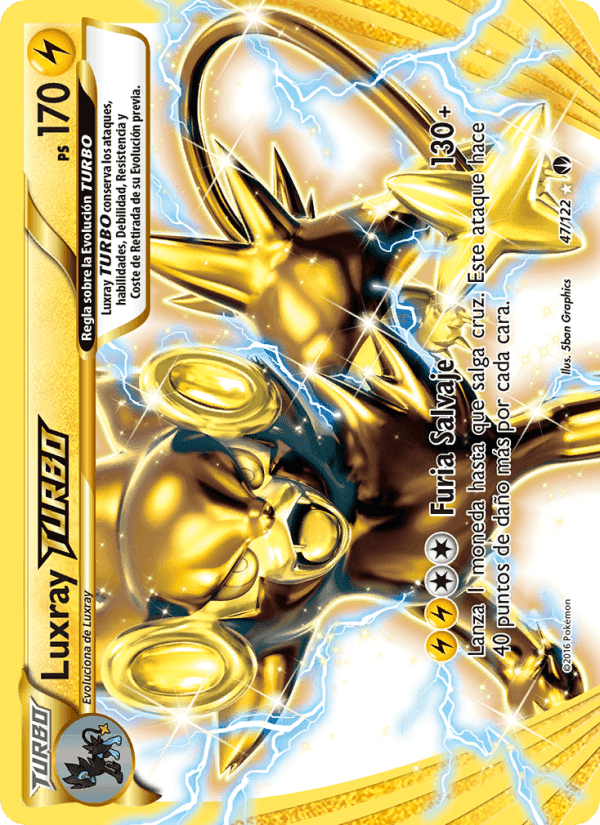 Luxray TURBO, carta 47 de TURBOLímite