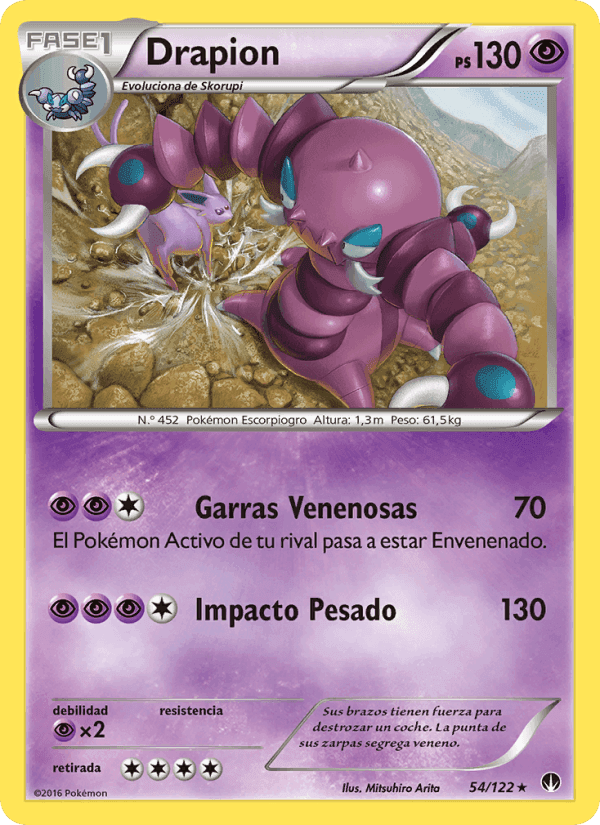 Drapion, carta 54 de TURBOLímite