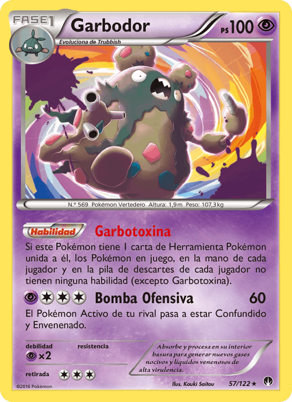 Garbodor, carta 57 de TURBOLímite