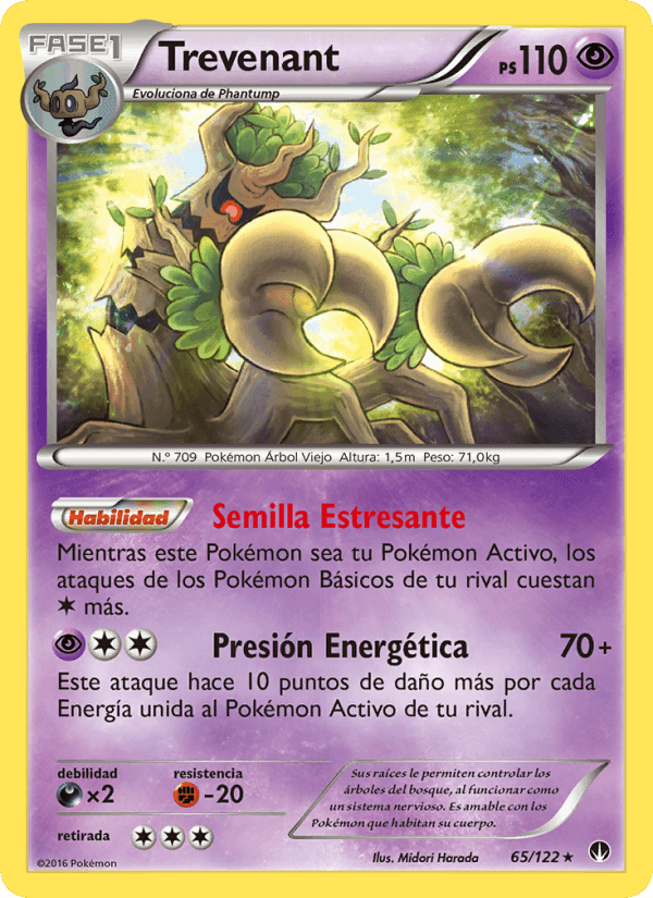 Trevenant, card 65 from TURBOLímite