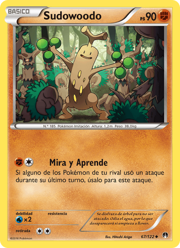 Sudowoodo, carta 67 de TURBOLímite