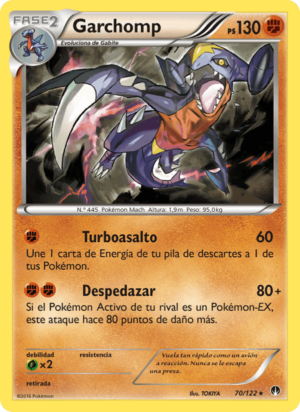 Garchomp, carta 70 de TURBOLímite