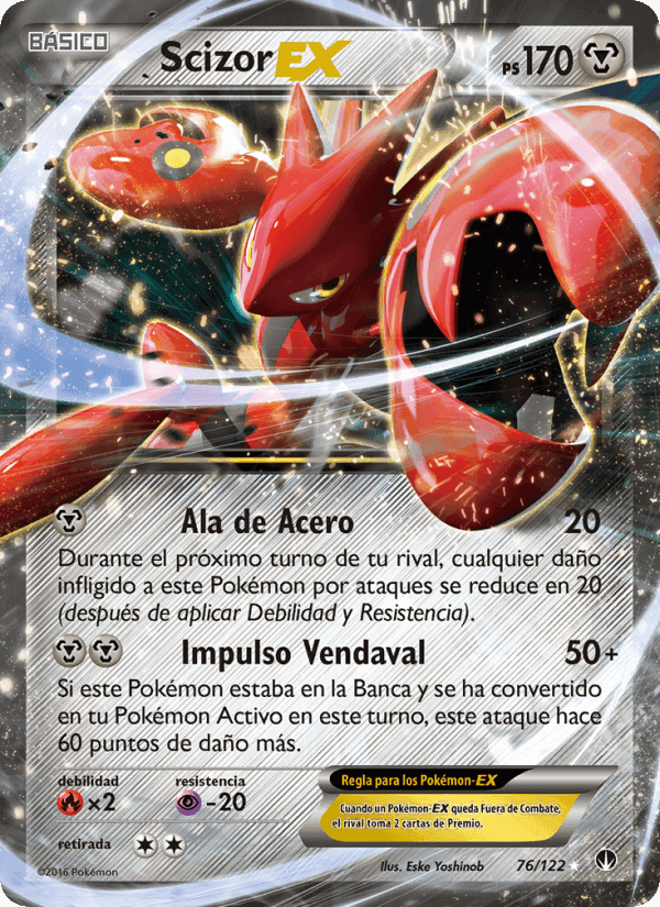 Scizor EX, card 76 from TURBOLímite