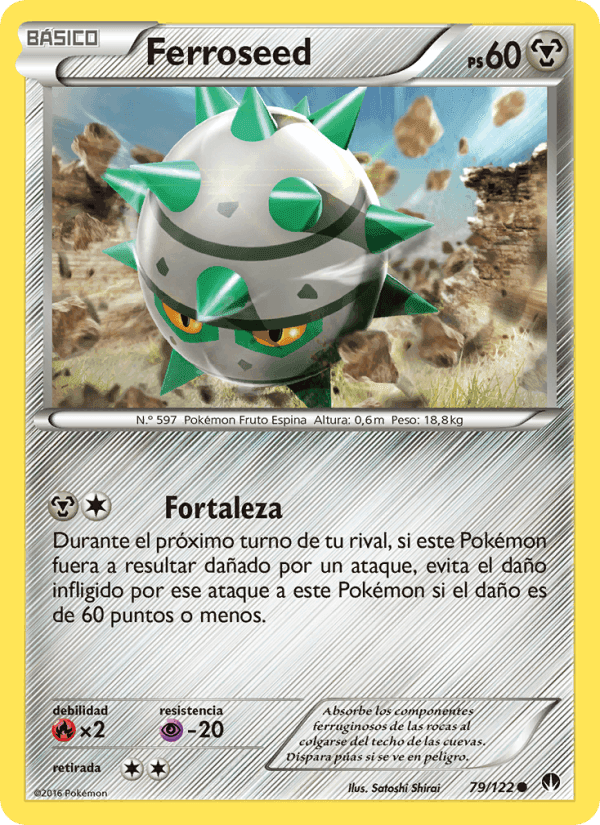 Ferroseed, card 79 from TURBOLímite