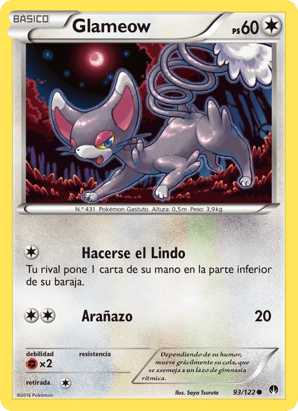 Glameow, carta 93 de TURBOLímite