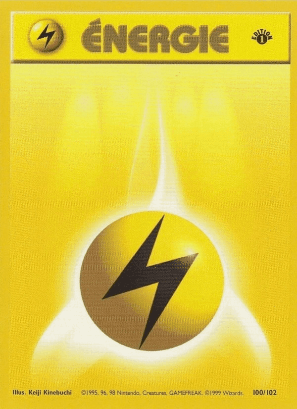 Énergie Électrique, carte 100 de Set de Base