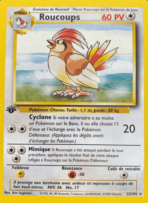 Roucoups, carte 22 de Set de Base