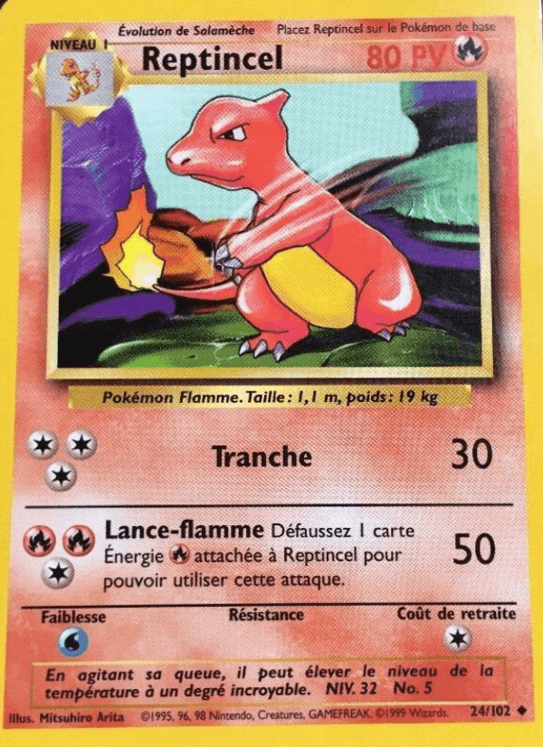 Reptincel, carte 24 de Set de Base