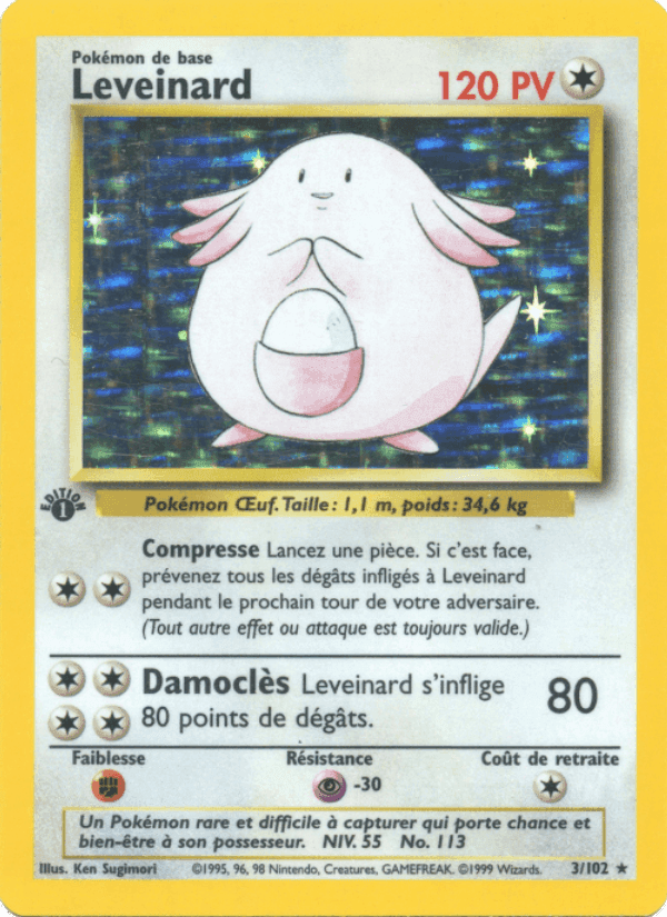 Leveinard, carte 3 de Set de Base