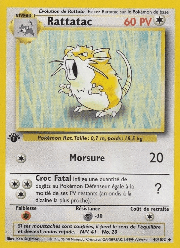 Rattatac, carte 40 de Set de Base