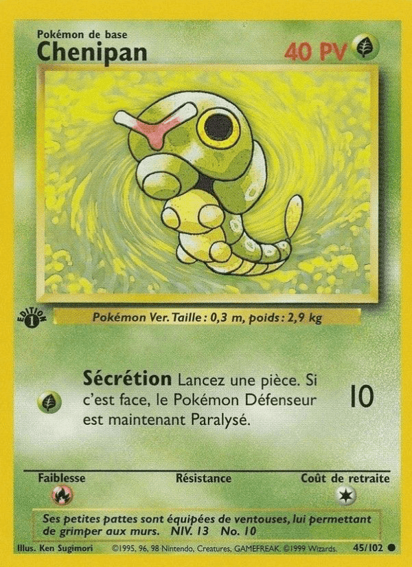 Chenipan, carte 45 de Set de Base