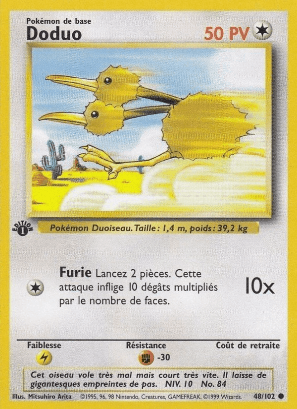 Doduo, carte 48 de Set de Base
