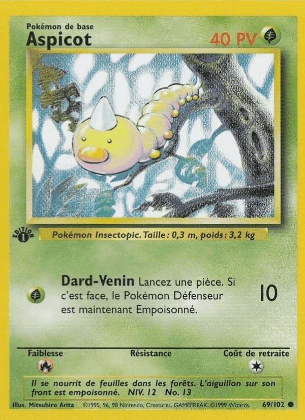 Aspicot, card 69 from Set de Base