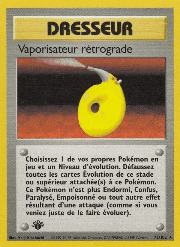 Vaporisateur rétrograde, card 72 from Set de Base