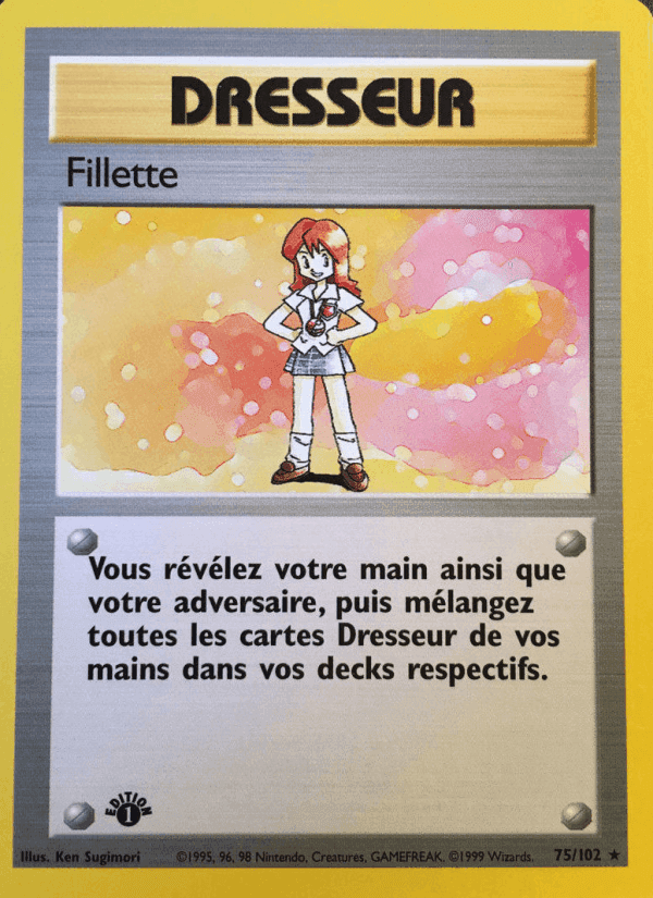 Fillette, card 75 from Set de Base