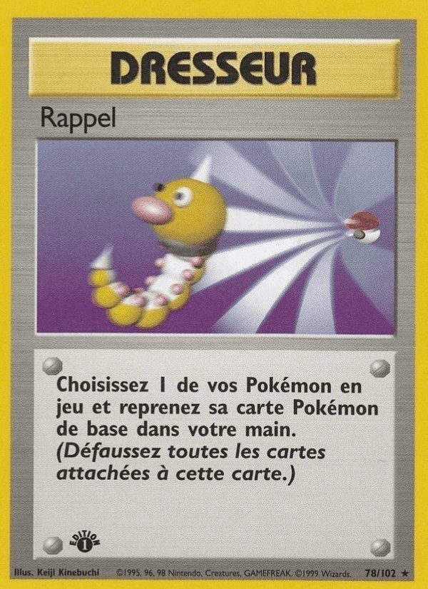 Rappel, carta 78 di Set de Base