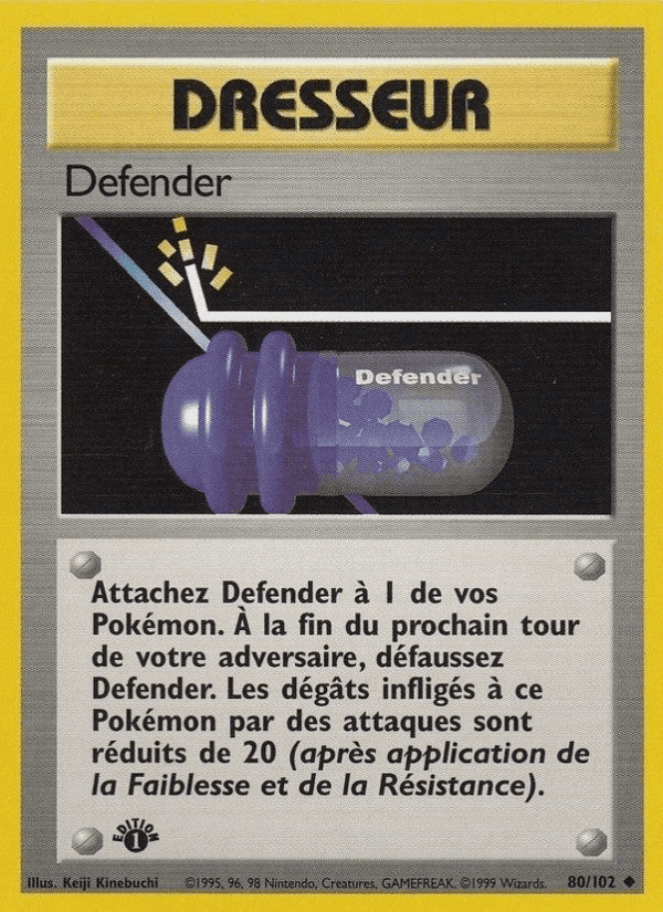 Défenseur, carte 80 de Set de Base