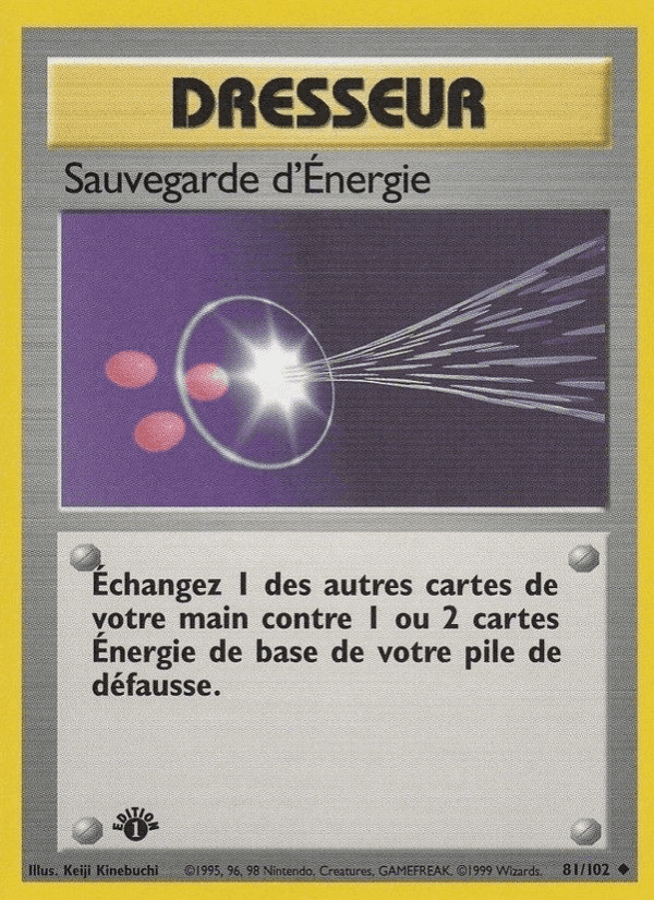 Sauvegarde d'Énergie, carte 81 de Set de Base