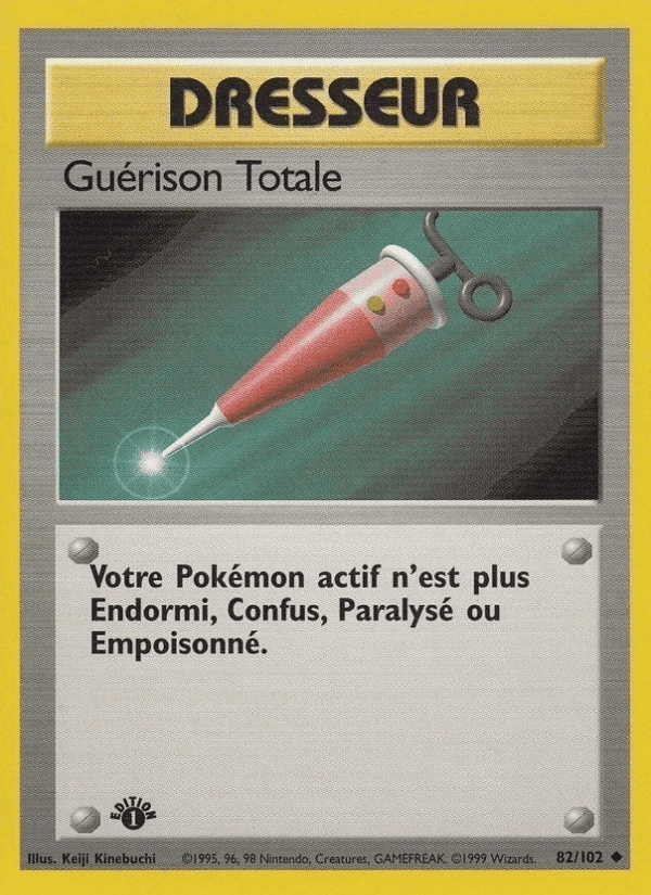 Guérison Totale, card 82 from Set de Base